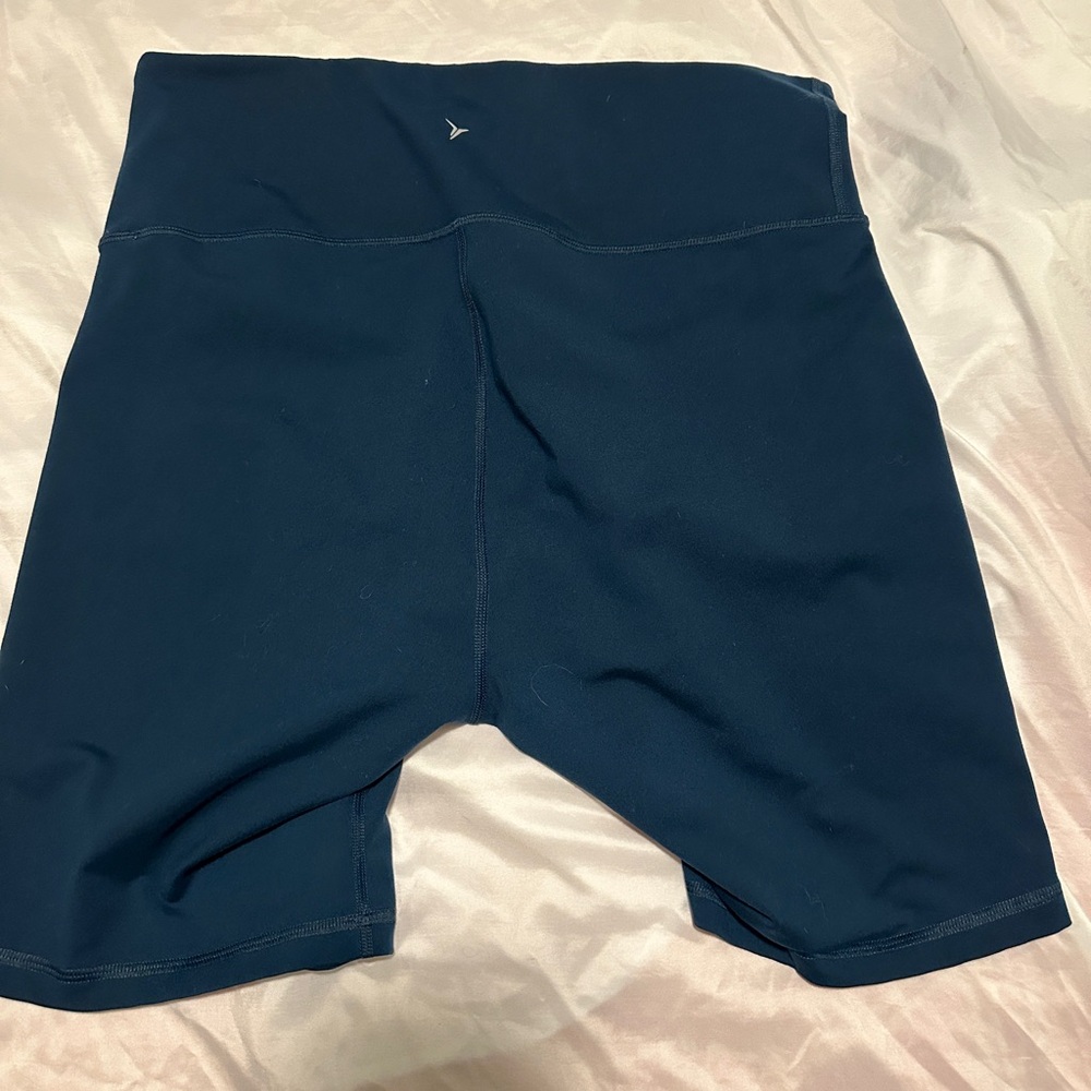 Women's Navy Blue Athletic Shorts